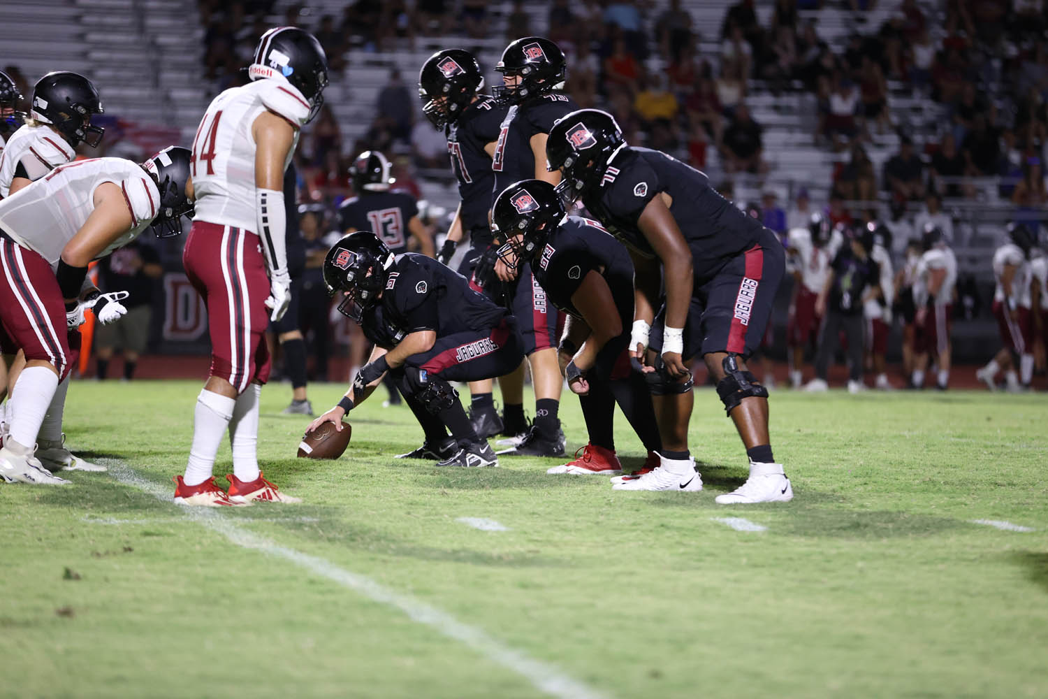 Offense getting ready