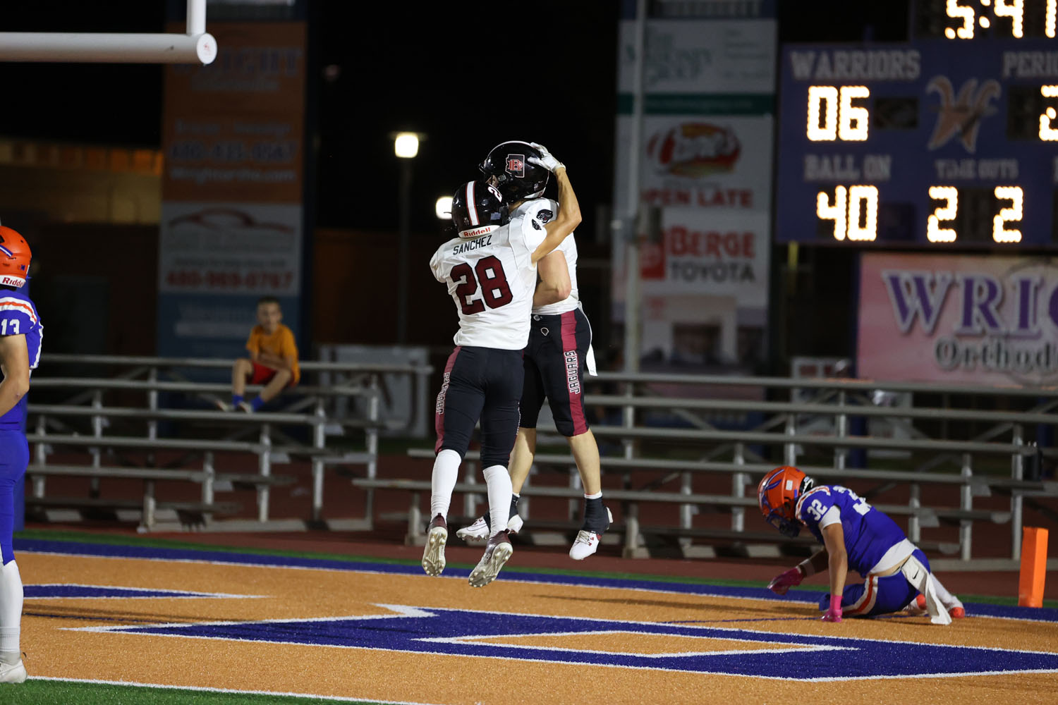 Jaguars celebrating a Touchdown!