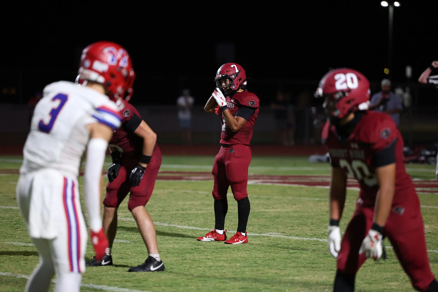 Strapping up the helmet