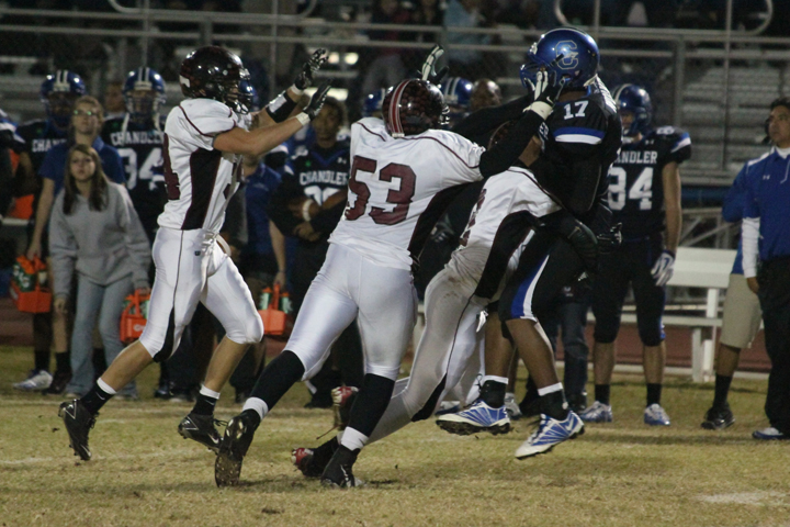 Desert Ridge vs Chandler Defense Pressure