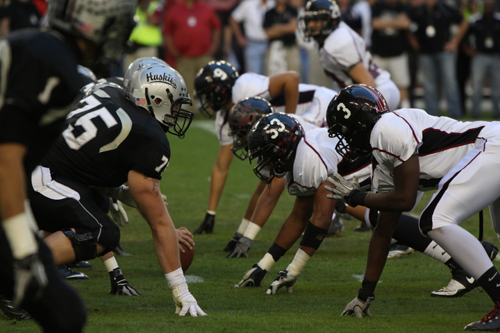 Desert Ridge vs Hamilton Line of Scrimmage