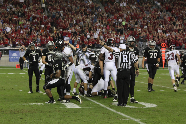 Desert Ridge vs Hamilton Fumble Recovery