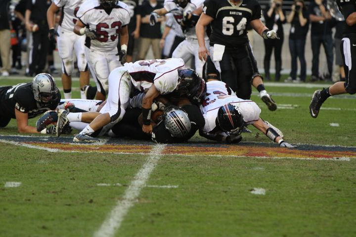 Desert Ridge vs Hamilton Gang Tackle!