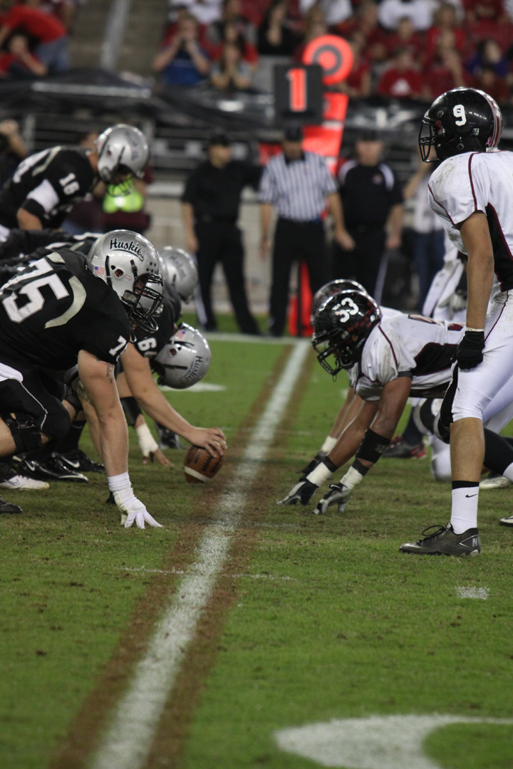 Desert Ridge vs Hamilton lined up!